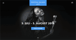Desktop Screenshot of festivaldajazz.ch