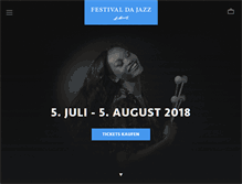 Tablet Screenshot of festivaldajazz.ch